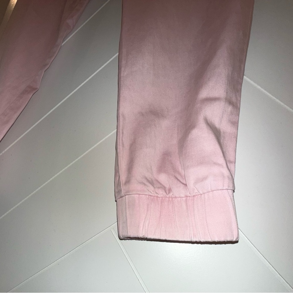 NWT Pocket Cargo Joggers Rose Petal Pink Small $168 sold out color @ Bella Dahl - Picture 15 of 16